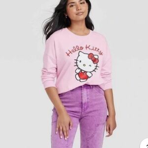 Hello Kitty Pink Women Sweatshirt